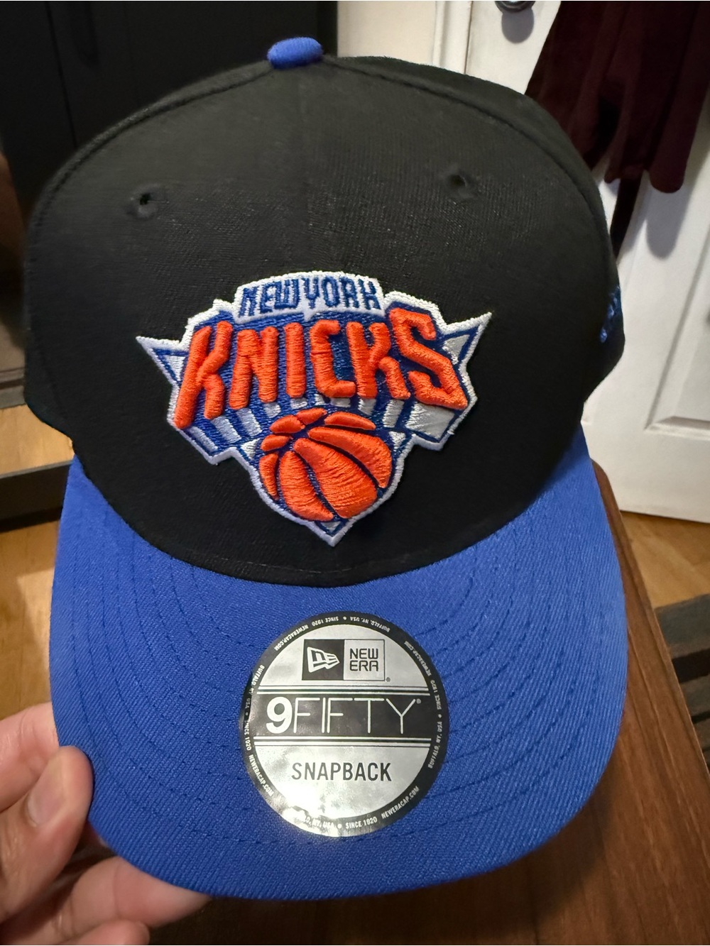 Hat with sports logo